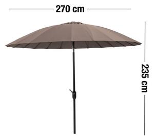 Shanghai napernyő, taupe