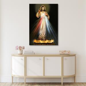 Gario Kép Isteni irgalmasság "Jézusom, bízom benned" Méret: 40 x 60 cm, Kivitelezés: Vászonkép