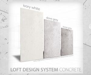 Loft Concrete látszóbeton 40x60cm gipsz falburkolat