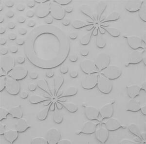 Loft Floral 05 design virágmintás beton falpanel, 3D falburkolat
