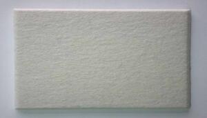 KERMA filc dekor falburkoló beltéri panel fehér-200 12,5x25cm, gyapjúfilc, nemez falburkolat