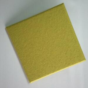 KERMA filc falburkoló beltéri panel citrom-202 12,5x12,5cm, természetes gyapjúfilc, nemez falburkolat