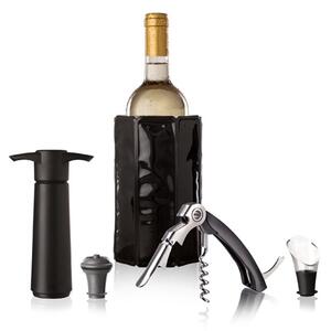 Vacu Vin boros szett Essentials fekete