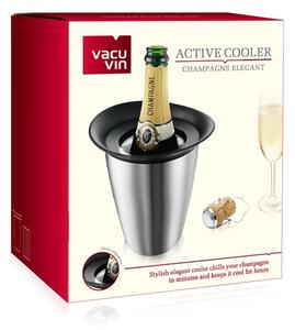Vacu Vin pezsgőhűtő Elegant INOX
