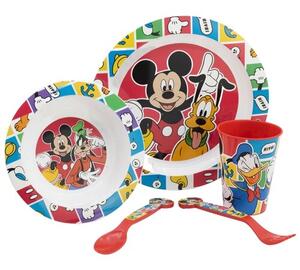 Stor Mickey 5 db-os műanyag evőeszköz készlet