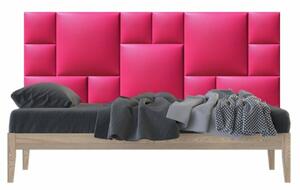 Rózsaszín Műbőr falvédő-52 faldekoráció, modern , divatos (200x75 cm)