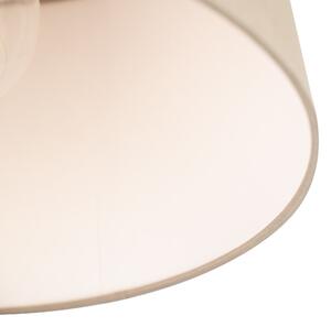 Modern mennyezeti lámpa taupe árnyalattal 35 cm - Combi