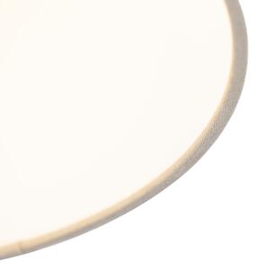 Mennyezeti lámpa vászon árnyalatú taupe 25 cm - kombinált fehér