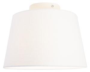 Modern mennyezeti lámpa, fehér árnyalattal, 25 cm - Combi