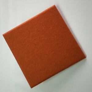 KERMA filc panel narancs-240 12,5x12,5cm, dekor nemez, gyapjúfilc dekorpanel falburkolat