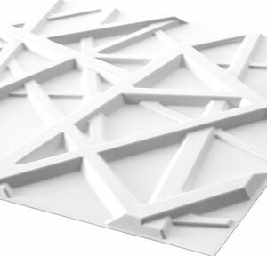 Wallart Olivia - Csíkos modern 3D környezetbarát falpanel, festhető 50x50 cm