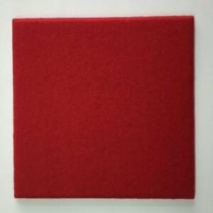 KERMA filc panel piros-211 12,5x12,5cm, gyapjú filc, nemez falburkolat