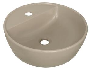 CeraStyle ONE - PULTRA ültethető - Top Counter mosdó - MATT BÉZS - csaplyukas - átm. 42 cm