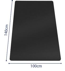 Padlóvédő székalátét 140x100cm 0,5mm čierna