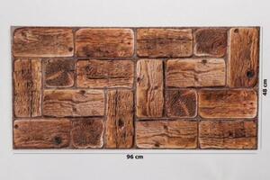FLEXWALL Old Wood öreg fa PVC falpanel barna 96x48 cm