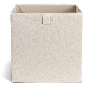 Bézs textil tárolódoboz 32x31,5x31,5 cm Soft Storage Cube – Bigso