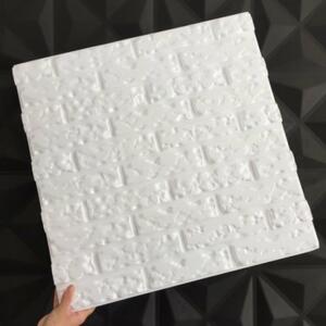 MYWALL BRICK natúr fehér téglamintás falpanel, polisztirol anyagból, beltéri falburkolat (60x60cm)