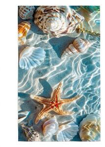 Gyorsan száradó CORALIA színes strand fürdőlepedő 70 x 140 cm, 100% mikroszál