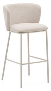 Bézs bárszék (ülésmagasság 75 cm) Ciselia – Kave Home