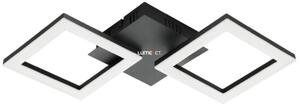 Szabályozható mennyezeti LED lámpa 15,5 W, hideg-melegfehér, fekete-fehér színű (Paranday)