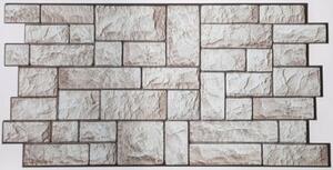 FLEXWALL Rock-Marble kő PVC falpanel szürke kőmintás 97,4x48,5 cm, burkoló lap