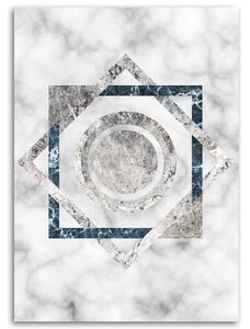 Gario Vászonkép Négyzetek és körök - márvány Méret: 40 x 60 cm