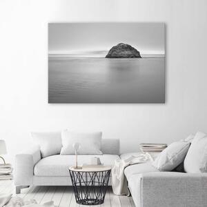Gario Vászonkép Szikla a tengerben alkonyatkor Méret: 60 x 40 cm