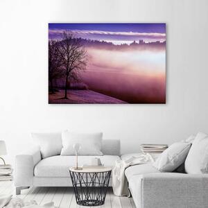 Gario Vászonkép Köd a tó felett Méret: 60 x 40 cm