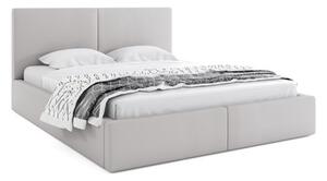 HILTON kárpitozott ágy 120x200 cm Fehér