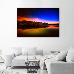 Gario Vászonkép Naplemente a tó felett Méret: 60 x 40 cm