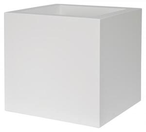 Kube virágcserép 50 cm antracit – letisztult design - Antracit - 31 - 50 cm - Europlast