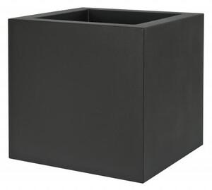 Kube virágcserép 50 cm antracit – letisztult design - Antracit - 31 - 50 cm - Europlast