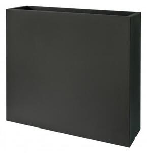 Dolomit virágtartó 80×25×70 cm – kültéri/beltéri, modern - Antracit - 51 - 70 cm