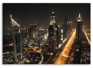 Gario Vászonkép Dubai égboltja éjszaka Méret: 60 x 40 cm