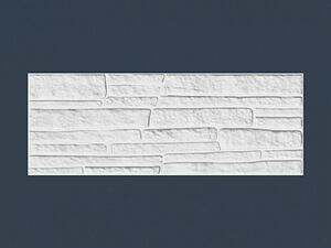Marbet Rock fehér kőhatású polisztirol dekor falpanel (48,5x18cm)