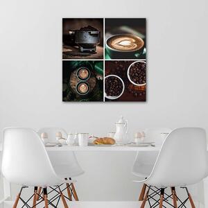 Gario Vászonkép Kávé motívum a konyhába Méret: 30 x 30 cm