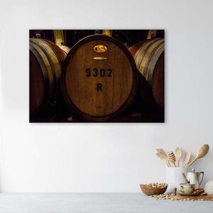 Gario Vászonkép Boroshordók Méret: 60 x 40 cm