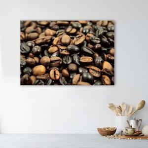 Gario Vászonkép Fekete és barna kávébabok Méret: 60 x 40 cm