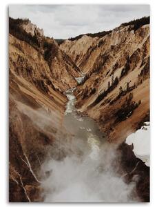 Gario Vászonkép Folyó a hegyekben Méret: 40 x 60 cm
