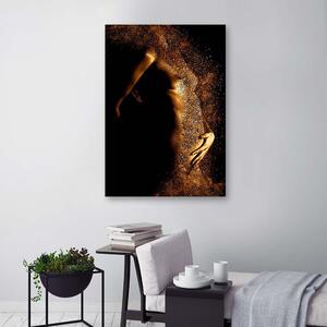 Gario Vászonkép Noi akt aranyporban Méret: 40 x 60 cm