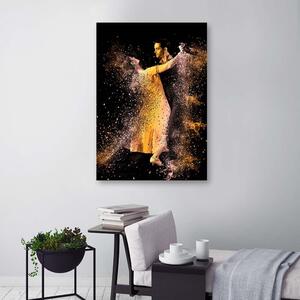 Gario Vászonkép Pár táncol az aranyporban Méret: 40 x 60 cm