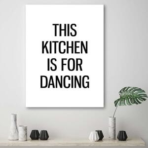 Gario Vászonkép Táncoló konyha Méret: 40 x 60 cm