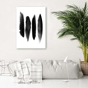 Gario Vászonkép Fekete függoleges csíkok Méret: 40 x 60 cm