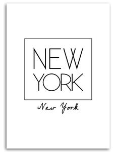 Gario Vászonkép New york city felirat Méret: 40 x 60 cm