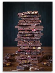 Gario Vászonkép Csokoládé torony Méret: 40 x 60 cm