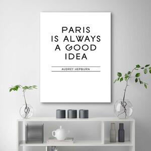 Gario Vászonkép Párizs jó ötlet Méret: 40 x 60 cm