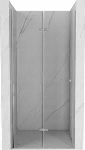 Mexen Lima, összecsukható zuhanyajtó nyitáshoz 60 x 190 cm, 6 mm átlátszó üveg, króm profil, 856-060-000-01-00-D