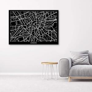 Gario Vászonkép Londo városrendezési terve Méret: 60 x 40 cm