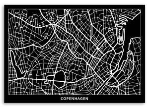 Gario Vászonkép Koppenhága városrendezési terve Méret: 60 x 40 cm