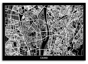 Gario Vászonkép Kairó város terve Méret: 60 x 40 cm